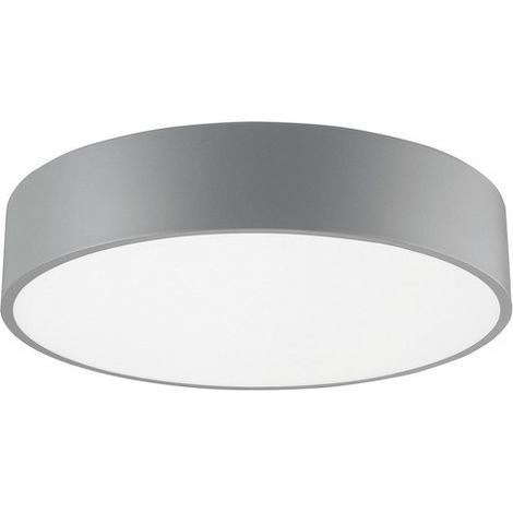 Merano Barrie 40cm LED Intégrée Semi Encastré Aluminium Gris Clair LED 30W 1800Lm 3000K