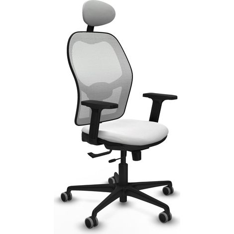 Sedia da ufficio piqueras y crespo Jorquera bianco rete (1/2)