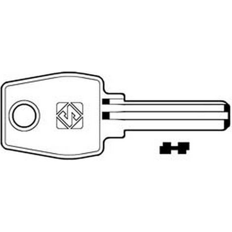 5PZ CHIAVI PUNZONATE PER CILINDRI EURO LOCKS 5+5 SPINE EU17 - EU17