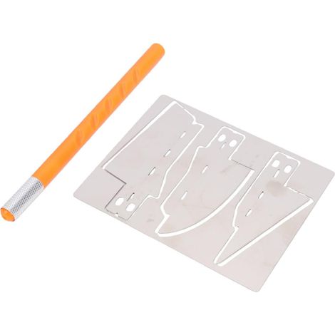 Kit de Scie à Main pour Coupe de Précision, Poignée Ergonomique, Ensemble d'outils de Scie à Modeler pour Bois et Plastique, à Main Miniature, Projets de Construction de Modèles (Modèle B) (1/5)