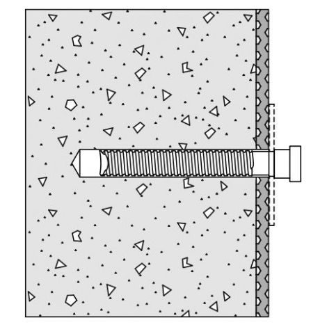 Matériau de fixation 950 f support mobile cadre pliant pour béton (C20/C25)