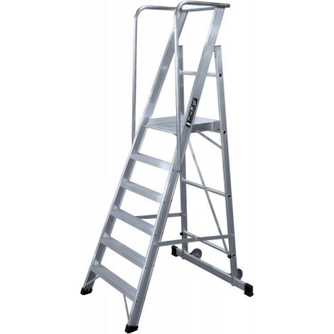 Escalera KTL 2XL móbil con plataforma plegable