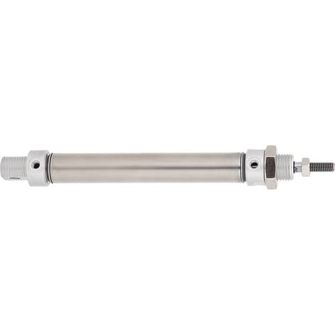 Vérin pneumatique compact MA16 double effet en acier inoxydable pour usage industriel MA16x25 (1/5)