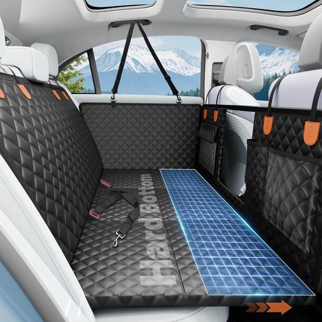 Protection Voiture Chien, aux Rayures et Imperméable Protection Voitures Chien, Fond Rigide Extension Housse Protege Voiture pour à la Plupart des Voitures et SUV(400lb)