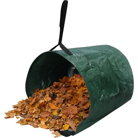 Sac à déchets de jardin, collecteur de feuilles, sacs à déchets de jardin avec poignées, sac à déchets de jardin, réutilisable, utilisé pour collecteur de feuilles et sac à déchets de jardin, (1/5)