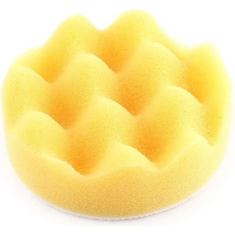 Kit de Polissage de Voiture, Ensemble de Tampons de Polissage en éponge de Laine de 3 Pouces pour Tampon de de Voiture, Améliore l'efficacité et l'efficacité, Réutilisable pour la Décoration (1/5)