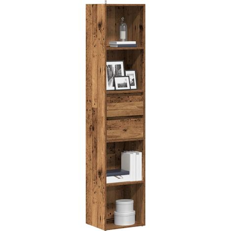 Bücherregal Altholz-Optik 36x30x171 cm Holzwerkstoff