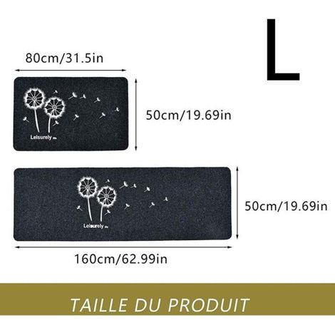 Tappetini antiscivolo e antipolvere per bagno e cucina, set da 2 - ALTRO (1/4)