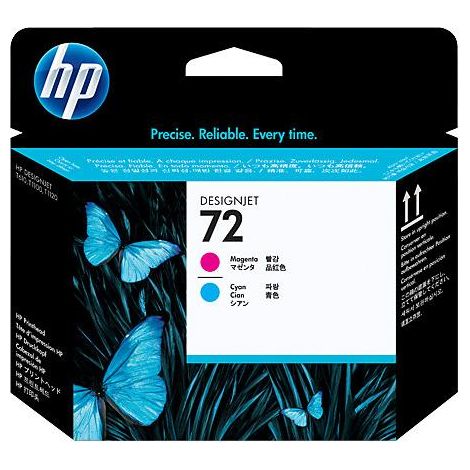 HP 72 Magenta Cyan Cartuccia d'Inchiostro 1 pz Originale Magenta Ciano (1/4)