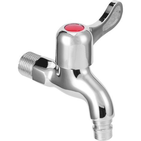 Waschmaschinenhahn mit Außengewinde G1/2, Wandmontage, Einzel-Kaltwasserhahn für Waschbecken, Spülbecken und Schwimmbecken. (1/5)
