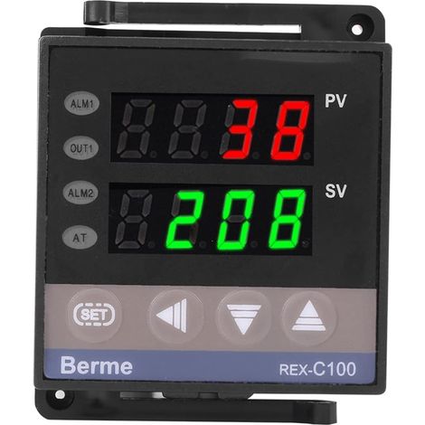 REX-C100 Contrôleur de Température Numérique PID Régulateur de Température du Thermostat 100-240 V Sortie de Relais 1500VAC 14 Bits 0℃-1372℃