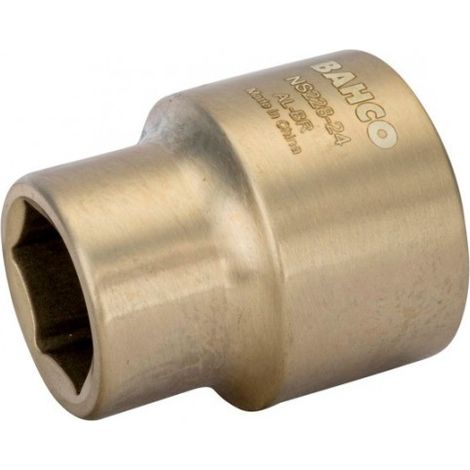 BAHCO - Douille 6 pans 1" antidéflagrante métrique en aluminium bronze