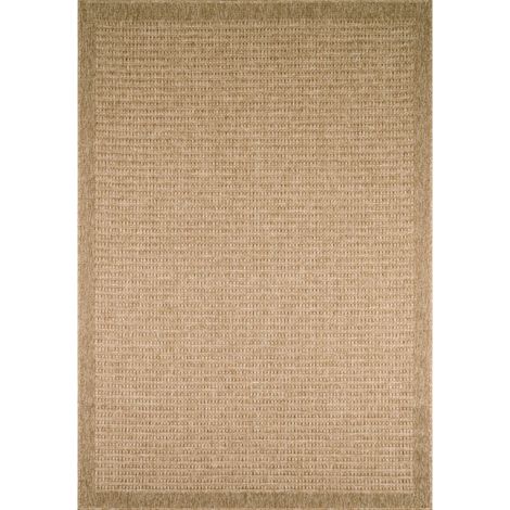 Tapis tissé extérieur intérieur Nature Jute - 50 x 50 cm