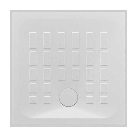 PIATTO DOCCIA QUADRATO CUBE H. 4.5  80x80     AZZURRA