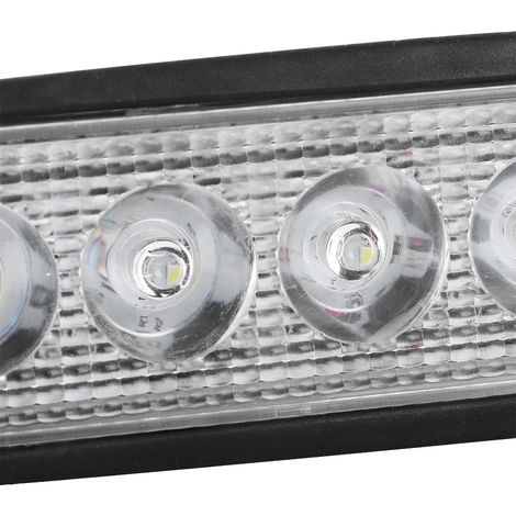 18-W-LED-Arbeitsscheinwerfer, 6 LEDs, 800 lm für Pkw, Motorräder, Geländewagen und Lkw – Nebelscheinwerfer (1/5)