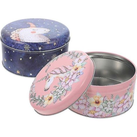Set di 25 scatole rotonde in latta (1/5)