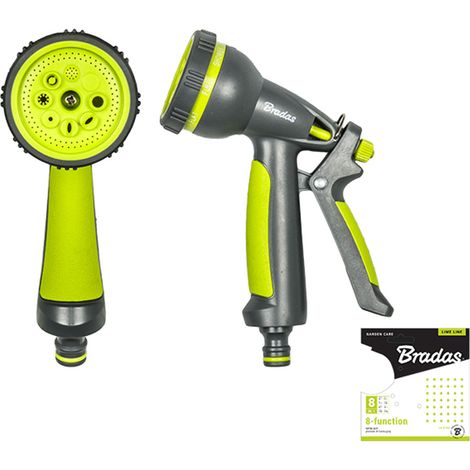 Lime Edition Gartenbrause mit 8 Funktionen