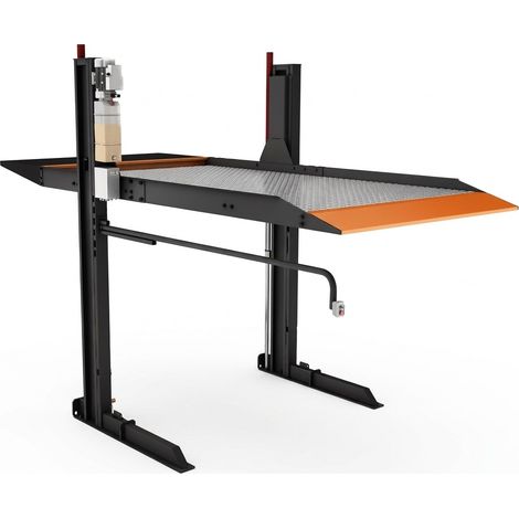 EQT – Pont élévateur de stationnement électrohydraulique – Capacité 2700 kg – Hauteur levée 2050 mm – Surface antidérapante – Système de sécurité intégré