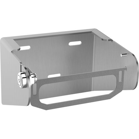 KWC AR WC-Rollenhalter, RODAN, Edelstahl, 150x100x130 mm, Aufputz