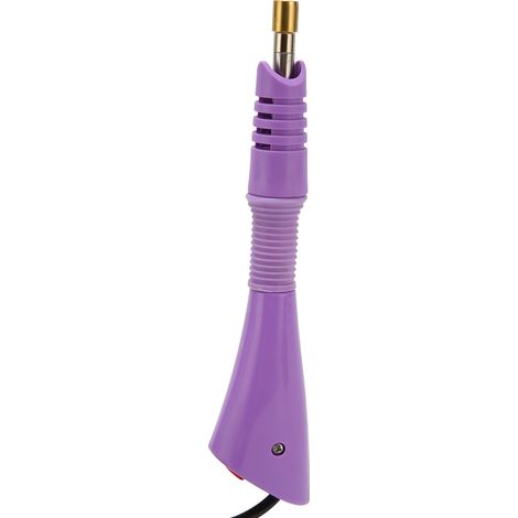 Machine de réparation thermique DIY en métal à économie d'énergie avec prise UE violette 110-220V, 7 broches, adaptée à la réparation thermique des vêtements.
