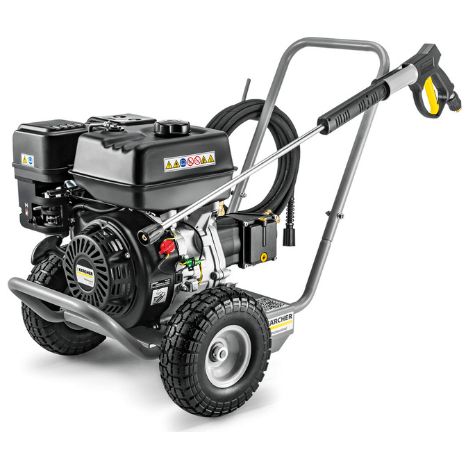Kärcher – Nettoyeur haute pression thermique 800 l/h – Moteur essence 230 bar – Pour chantiers humides et terrains accidentés (1/2)