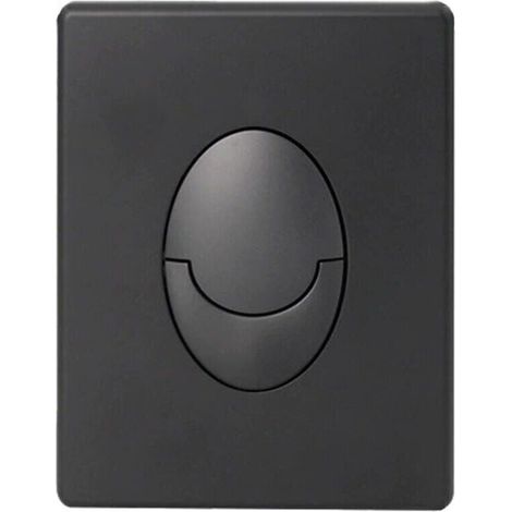 Compatible avec GROHE Skate Air - Panneau de recouvrement du réservoir (économie d'eau, fonctionnement à 2 volumes et démarrage et arrêt, surface durable) / 38505KF0 noir