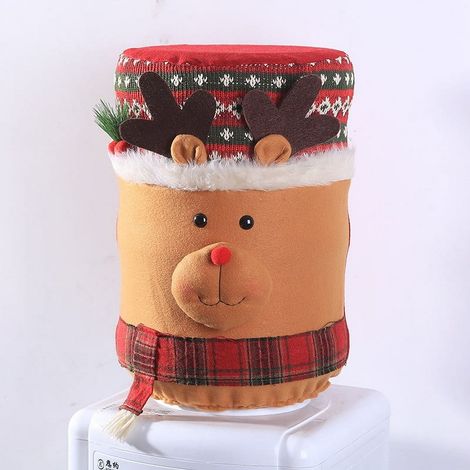 Housse Pour Seau À Eau - Décoration De Noël Réutilisable - Élastique Haute Tenue - Convient Pour Distributeur D'Eau Et Fût À Boisson - 1 Pièce (1/4)