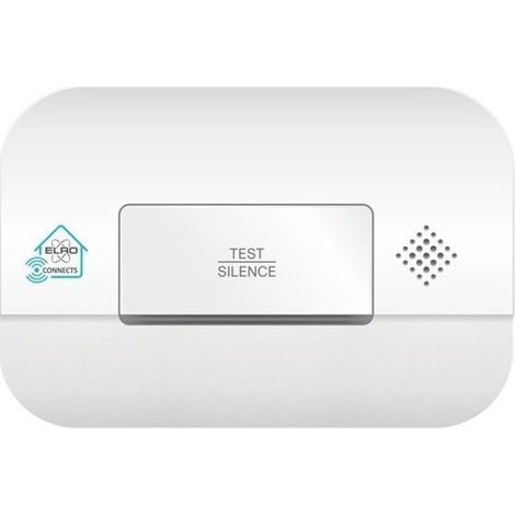 Détecteur de monoxyde de carbone - ELRO FC4902R - Sans Fil - Alarme 85 dB - Interconnectable