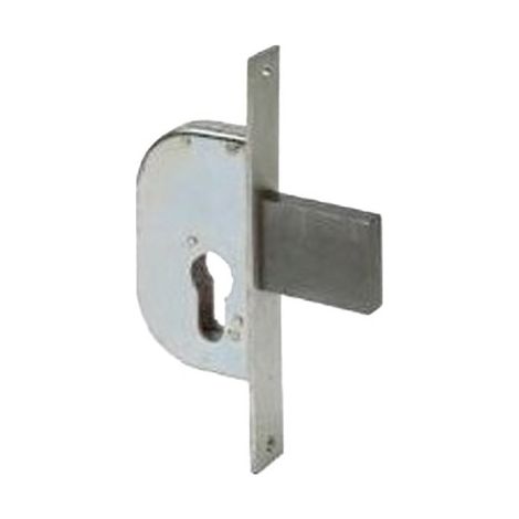 SERRATURA CANCELLO INFILARE 42122 CISA - B.Q ZINC F.MM 22 F.SAGOM SCR E.MM 30- 2 pezzi
