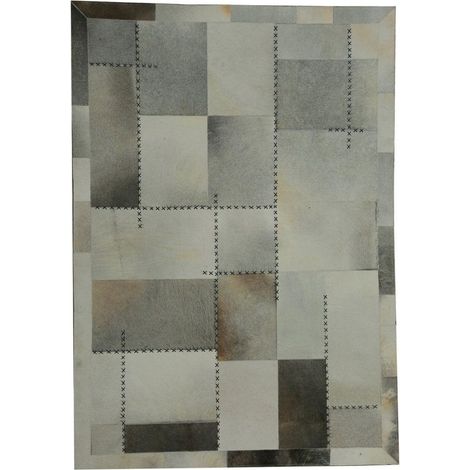 Tapis fait main mystic 110 gris multicolore - 80 x 150 cm
