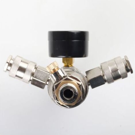Détendeur de pression d'air avec filtre à particules et séparateur d'eau – Vidange semi-automatique – Pour compresseurs d'air
