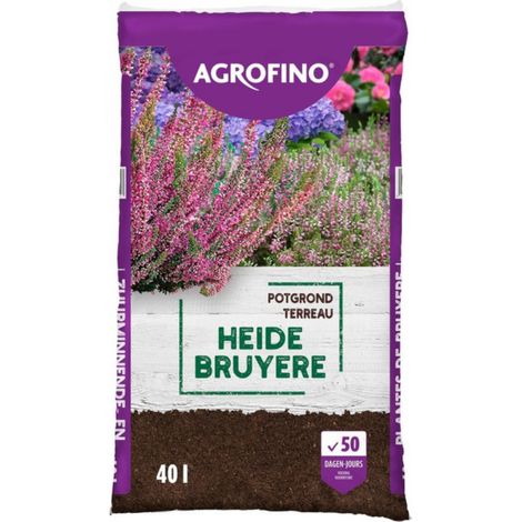 Terreau plantes de bruyère Agrofino 50 jours de nutriments 40L