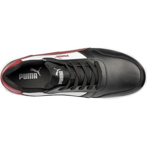 Halbschuh - PUMA - Frontcourt S3 Blk/Wht/Red T.44 640200201000044