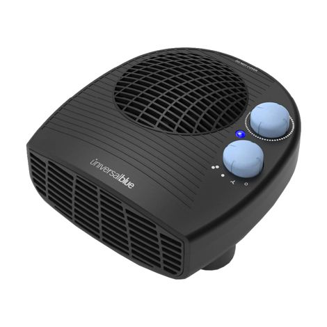 Riscaldatore orizzontale nero 2.000w universale blu (1/2)