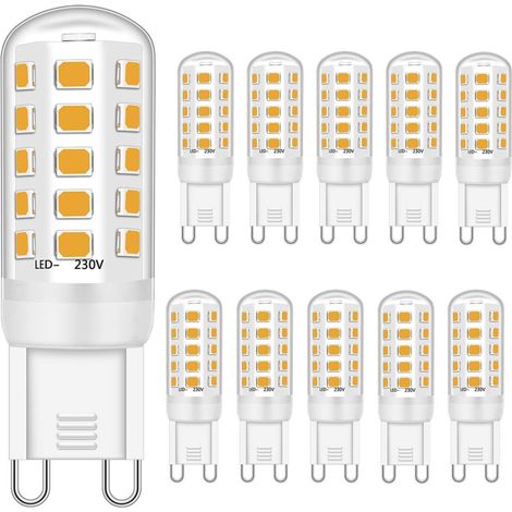 TrAdE Shop Traesio - Lampadina Faretto 3.5w Led 40 Smd 2835 Attacco G9 Luce Bianca Fredda Calda 220v - -Bianco Caldo      - (1/5)
