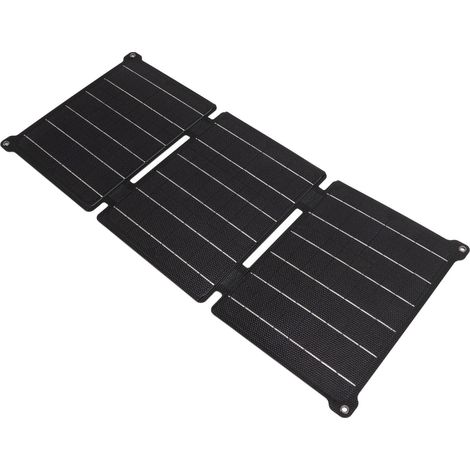 21-W-Falt-Solarpanel, IPX6 wasserdicht, USB-DC-Ausgang, tragbares Solarzellen-Ladegerät für Mobiltelefone (5 V/12 V) (1/5)