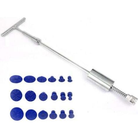 [NEVER USED] 19-Piece Sliding Hammer Dent Repair Kit, Caravan Dent Repair, Paintless Dent Repair, T-Type Toothed Puller Tool, Slide Hammer Bar