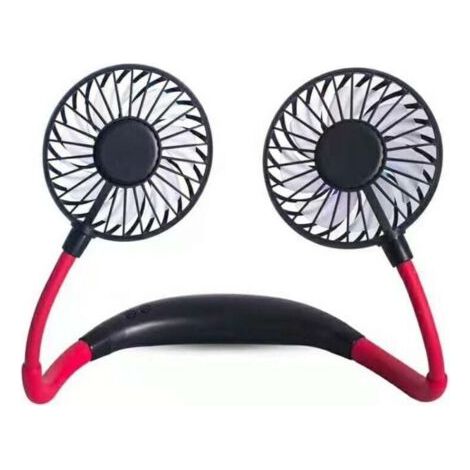 Nackenventilator, tragbarer USB-Ventilator, Mini-Nackenventilator für den persönlichen Sport, MUMU