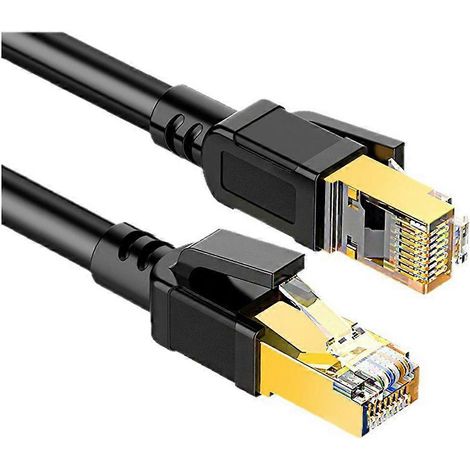 m langes, doppelt geschirmtes CAT8-Industrienetzwerkkabel für hochflexible Gigabit-Ethernet-Servoleitungen (1/5)