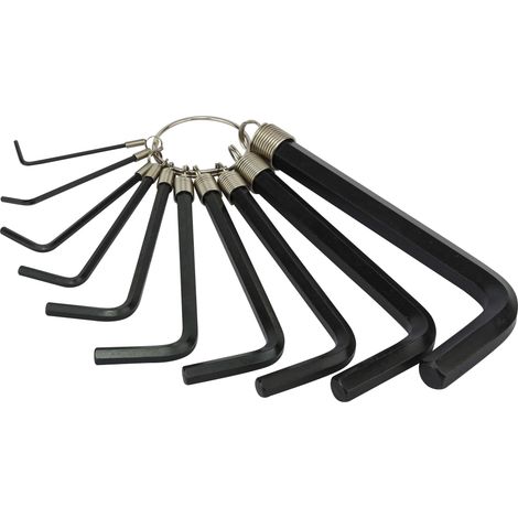 STANLEY STMT69213-8 Set 10 chiavi a brugola con anello (1/5)
