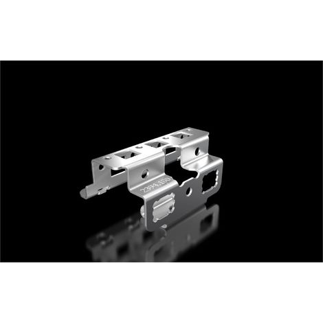 Rittal Bodenausbauschiene AX 2394100, 99x43x49mm, Stahlblech, Zink