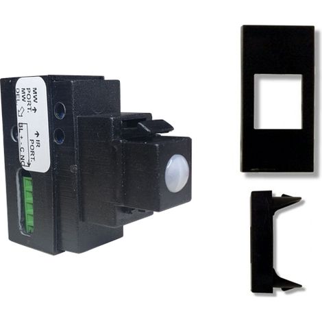 Sirsen a doppia tecnologia filare universale compatibile Legrand Vela nera - DT-KEY VELA