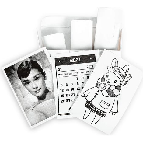 Étiquettes personnalisables pour mini-imprimante portable, modèles éducatifs, impression sans encre, divertissement créatif pour tous les âges (53 mm x 3,5 m) (1/5)
