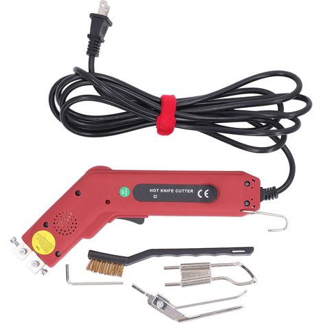 Ortviai Couteau Électrique à Chaleur Réglable 100 W – Découpe Précise pour Tissus, Mousse et Plastique, Pointe Rondouillée (1/3)