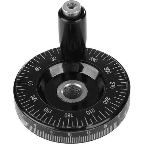 1 Stück 63 mm massives Bakelit-Handrad, Skalenhandrad, Maschinenzubehör