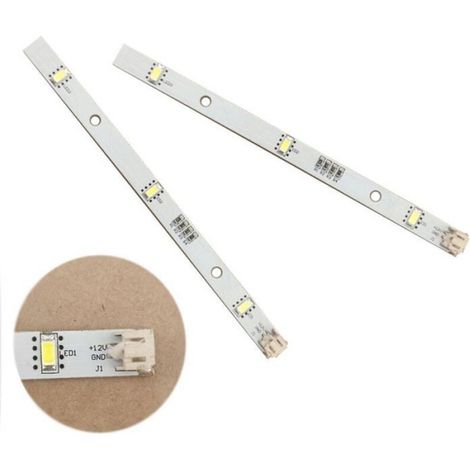2x Bande Lumineuse Led Pour Réfrigérateurs Congélateurs Rongsheng Hisense Logik Mddz-162a 1629348 (1/4)