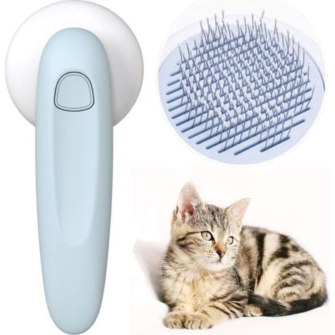 Peigne de Massage pour Chat,Brosse chien,Portable Massage et Deshedding Outil de Toilettage,pour Eliminer Efficacement jusqu'à 95% des Poils Morts et Poils Tomentose Sous-poil Tangles Dead. (1/5)