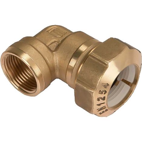 Raccordo curvo femmina in ottone per polietilene Pollici: 20x1/2” mm (1/3)