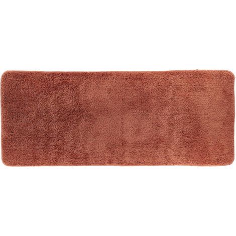 Tappetino in microfibra doppio bacino 50x120 cm sotto il lattice - rame - Tendance