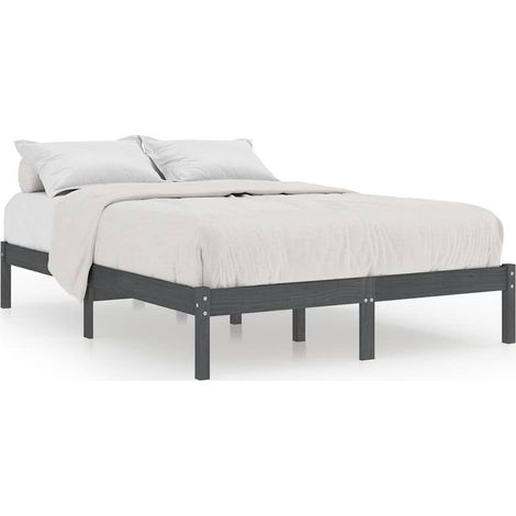 Maison Exclusive - Giroletto Grigio in Legno Massello di Pino 200x200 cm (1/5)